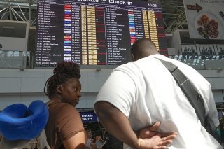 Environ 250'000 voyageurs domestiques et internationaux sont concernés par le débrayage en Italie, comme ici à Rome Fiumicino.